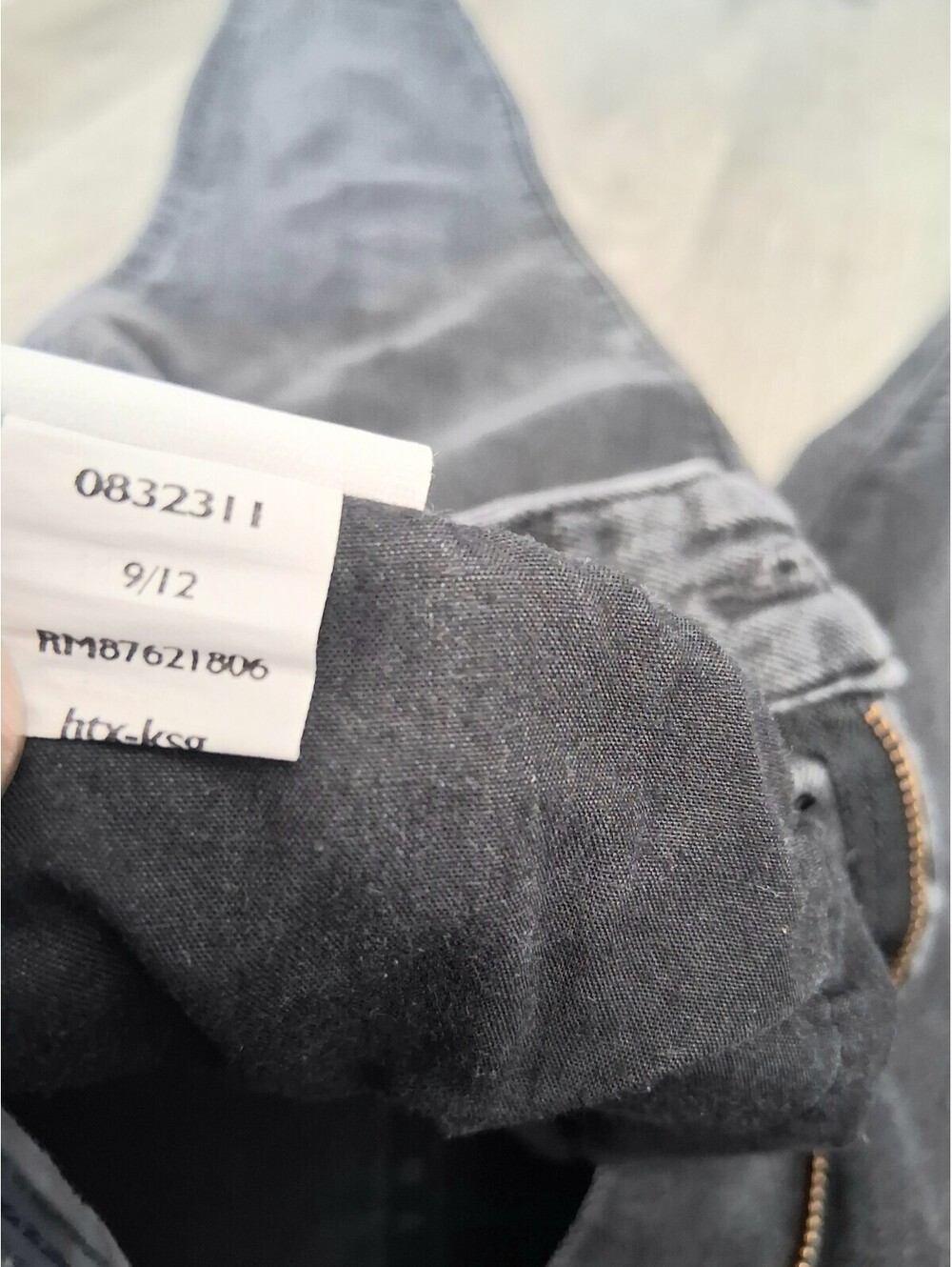 Tommy Hilfiger Women's Size 16, 33x27.5 Charcoal Black Denim Ankle Skinny Jeans - Picture 13 of 15